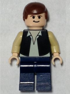 LEGO Minifigure -- Han Solo (promosw005)-Star Wars / Star Wars Episode 4/5/6 -- SW0601 -- Creative Brick Builders